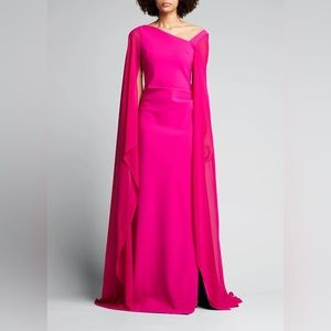 Rickie Freeman for Teri John - Gown with Chiffon Flyaway Sleeves
